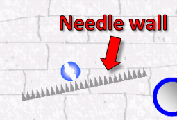 The Key is Blasts, needle wall