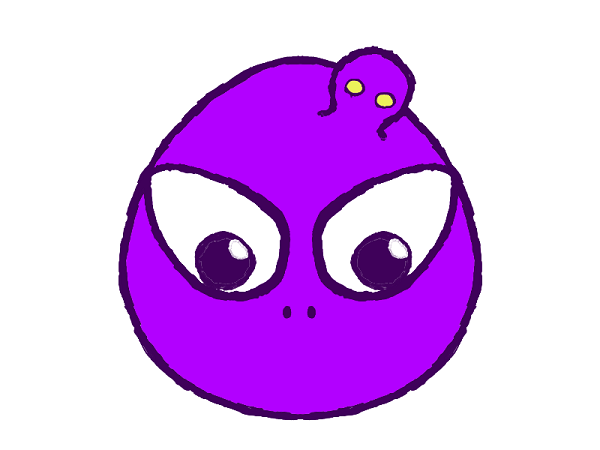 にょきにょき 紫にょき