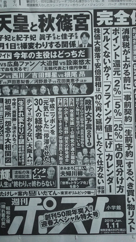 週刊ポスト 広告 政治