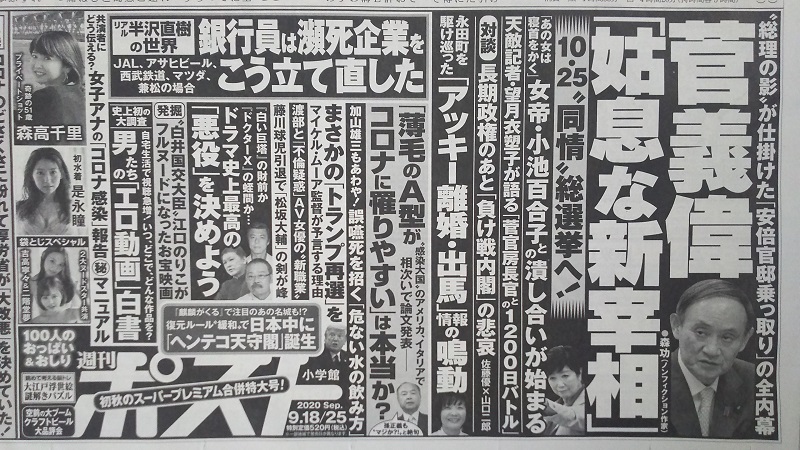 週刊ポスト 広告 政治