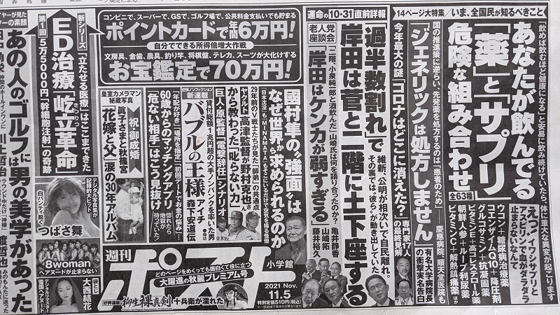 週刊ポスト 広告 政治