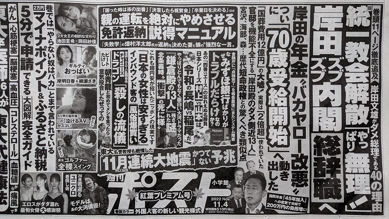 週刊ポスト 広告 政治