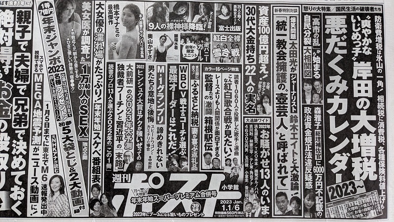 週刊ポスト 広告 政治