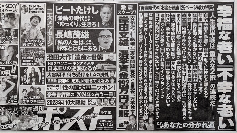 週刊ポスト 広告 政治
