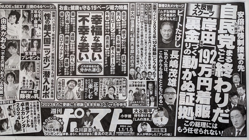 週刊ポスト 広告 政治