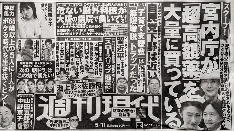 週刊現代 広告 政治