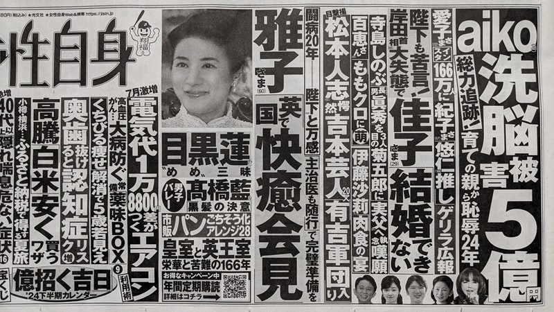 女性自身 広告 政治