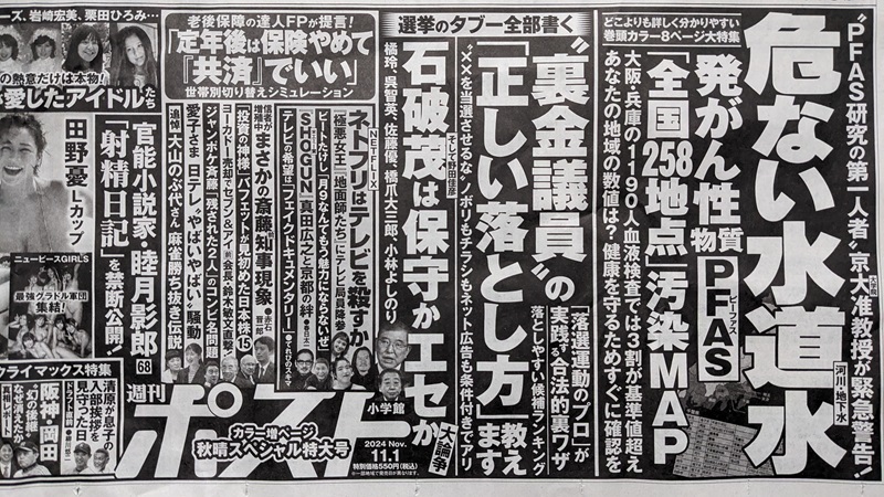 週刊ポスト 広告 政治
