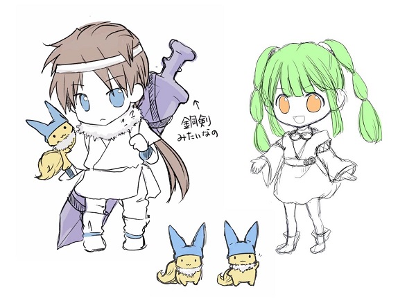 にょきにょき 羅臼の塔大作戦 キャラクター