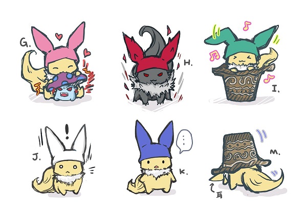 にょきにょき 羅臼の塔大作戦 キャラクター