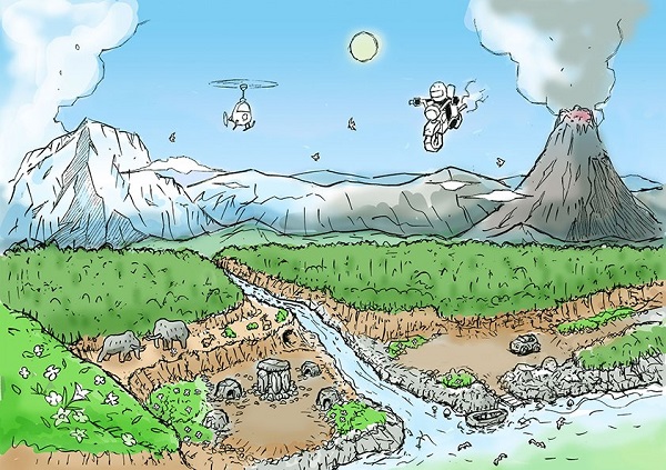 にょきにょき 羅臼の塔大作戦 世界