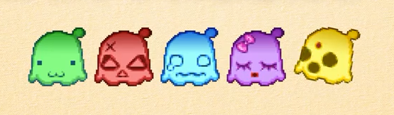 5色にょき